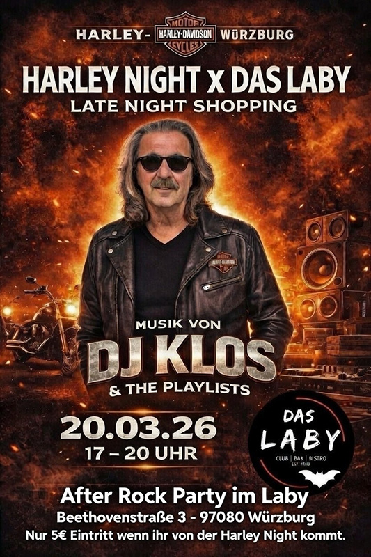 2026 HarleyNight DJ Klos